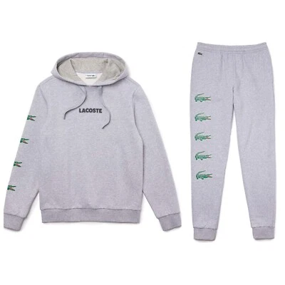 £39.99 • Buy Lacoste Men's Crocodile Tracksuit Set Hoodie Jumper & Joggers Bottoms Medium FR4