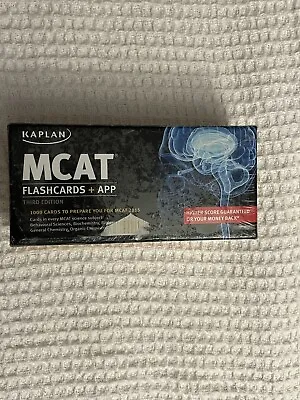 Kaplan MCAT Flashcards + App Third Edition Cards In Every MCAT Science Subject • $5