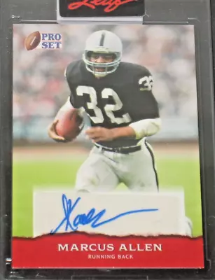 Marcus Allen 2022 Leaf Pro Set Autograph #PSA-MA1 Los Angeles Raiders SP/*50 • $40