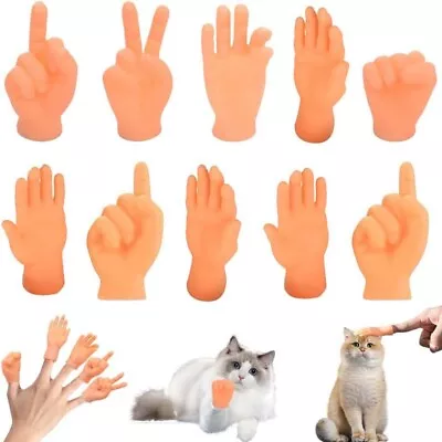 10pcs Creative Mini Finger Toys Puppets Tiny Finger Hands Small Hand Model • £5.69