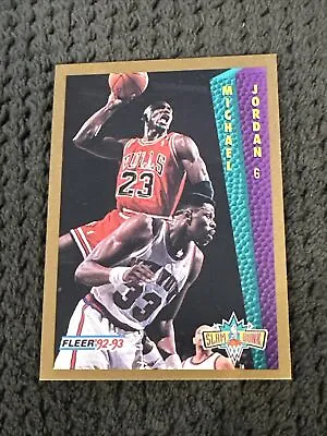 1992-93 Fleer - Slam Dunk #273 Michael Jordan - Chicago Bulls • $2.25