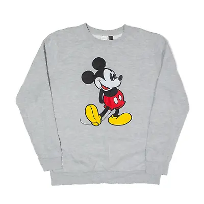 £14.99 • Buy DISNEY Mens Mickey Mouse Sweatshirt Grey M