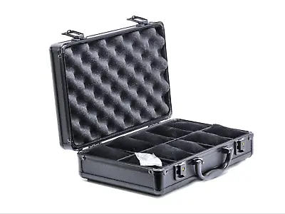 Watch Storage Case Aluminum Metal Briefcase For 10 Watches • $65