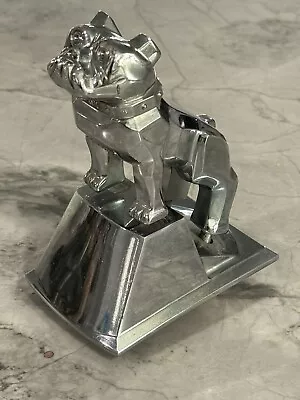 Vintage MACK Truck Bulldog Chrome Hood Ornament W/ Base CLEAN!!! • $90