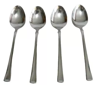 Mikasa Verona Stainless Flatware 4 Place/Oval Soup Spoons • $28.80