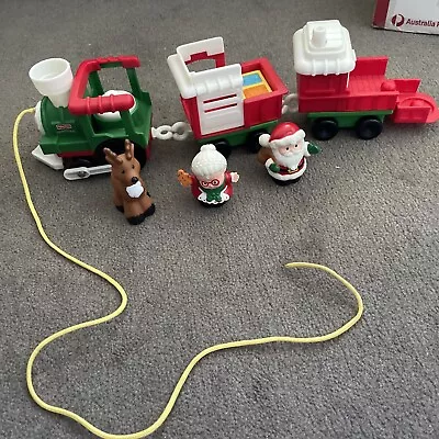 Fisher Price Little People Christmas Train Santa Reindeer  • $120