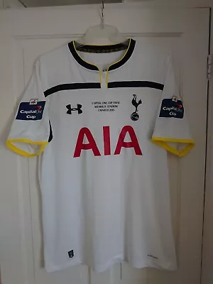 Tottenham Hotspur Spurs 2014/2015 Capital One Cup Final Shirt Jersey - XL • £99.99