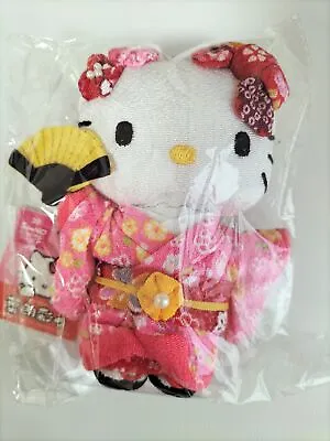 Hello Kitty Plush Keychain 4.7” Kyoto Haro Saisai Kimono Pink • $24.90