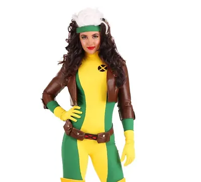 Women's Marvel X-Men Rogue Superhero Costume SIZE L (with Defect) • $89.99