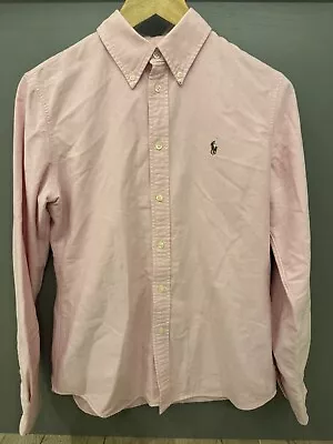 RalphLauren Men’s Oxford Shirt Custom Fit Pink Medium • £13.99