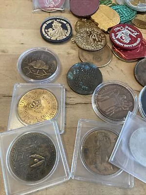 Vintage 60’s 70’s Mardi Gras Coins Tokens And Krewe Doubloons • $10