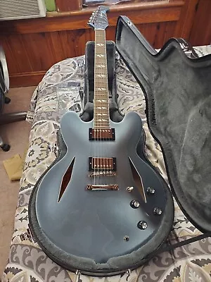 Epiphone Dave Grohl DG-335 Guitar Pelham Blue With Case Excellent Condition • $1399