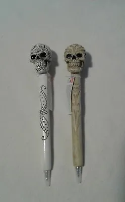 New Daiso Pen Skull Design Pick 1 For $5.00 Each • $8.49