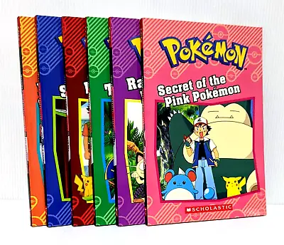 $10 • Buy 6 X Pokemon Classic Collection Set Of 6 Chapter Books By Scholastic VGC