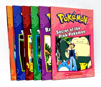 $10 • Buy 6 X Pokemon Classic Collection Set Of 6 Chapter Books By Scholastic VGC