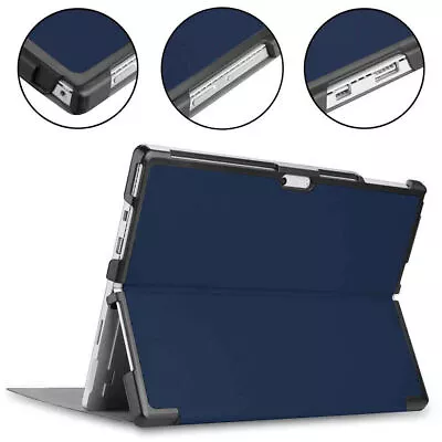 Folio Leather Stand Case Cover + Wireless Keyboard For Microsoft Surface Pro • $78.99