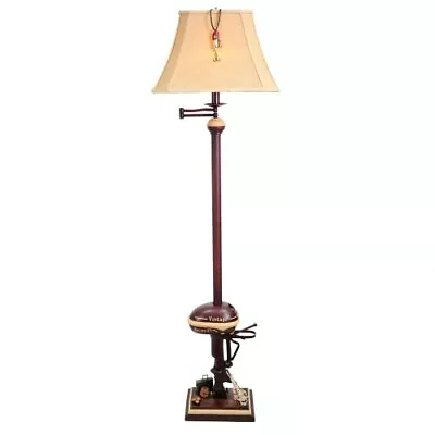 Vintage Direct 65 H Vintage Boat Motor Floor Lamp Brown Polyresin • $286.01