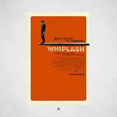 Whiplash Classic Movie Poster - Film Fan Collectibles - Vintage Movie Poster • $12.99