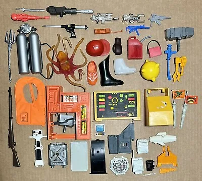 Vintage 60s 70s 80s 90s Hasbro Mattel Mego Action Figure Parts Weapons Mixed Lot • $75