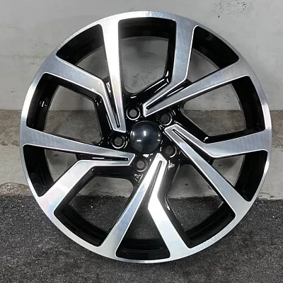 $700 • Buy 18  Gti Mk7 Style Black Machine Wheels Rims Fits Vw Volkswagen Gti Golf 2.0 Gli