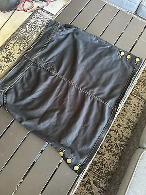 Jaime Nicole Women's Plus Dark Denim Buttoned-Slits Midi-Skirt Size 26 • $9.99