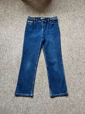 Per Una Straight Leg Jeans With Stretch In Indigo Size 12 Short  W30  L27  R10.5 • £7.99