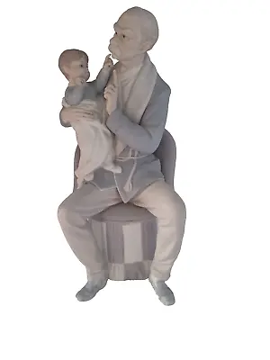 Lladro  The Grandfather  4654 Porcelain Figurine Baby Child - Vintage • $79.99