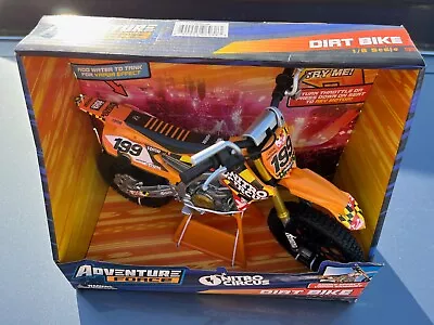 Adventure Force Motorcycle Dirt Bike Toy 1:6 Scale Travis Pastrana Vapor Exhaust • $17.95