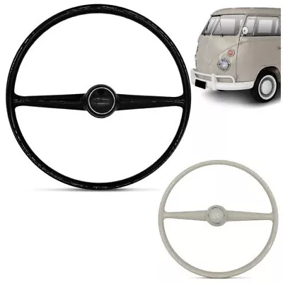 Steering Wheel Model Original VW BUS VAN Kombi 1956/1975 Color Black - Ivory • $548.90