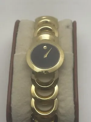 Movado Rondiro Watch Yellow Plated 88 E4 1834–10238837 • $325