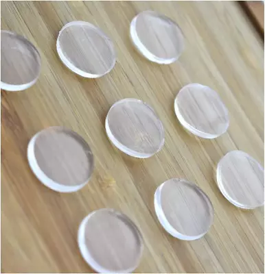 $15.63 • Buy Extremely Soft Clear Glass Table Top Bumper Non-Adhesive,Glass Table Top Spacer,