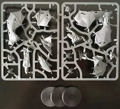 Warhammer Age Of Sigmar Old World. Soulblight Gravelords Fell Bats X3. New. • $66