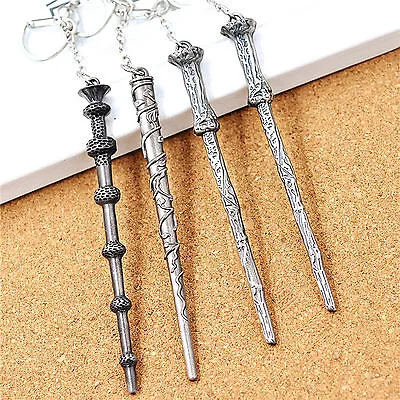 £4.99 • Buy Harry Potter Hermione Voldemort Elder Magic Wand Key Ring Necklace Cosplay 