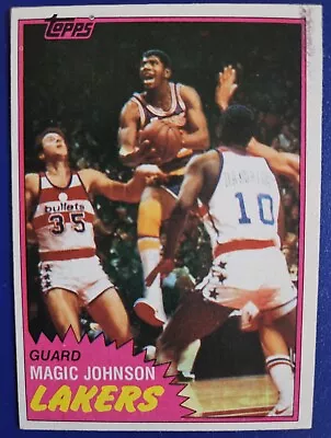 1981-82 Topps HOF Magic Johnson #21 - 2nd Year/ Rookie Card RC • $5.02