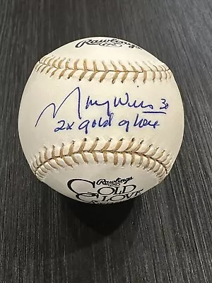 Maury Wills Signed Autographed 2 Time Gold Glove Ball Los Angeles Dodgers • $79.99