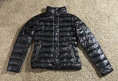 Marmot Puffer Jacket 700 Fill Black Down Coat Womens Small- No Hood • $29.99