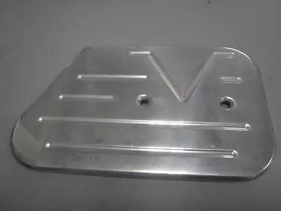 Vintage NOS Motorcycle Inspection Cover Plate V-Logo 5 1/8  X 8 7/16  • $19.99