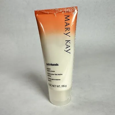 Mary Kay Satin Hands Peach Hand Cream Lotion 3 Oz New Sealed • $16.50