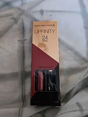 Max Factor Lipfinity Passionate Lipstick - 110ml • £4.99