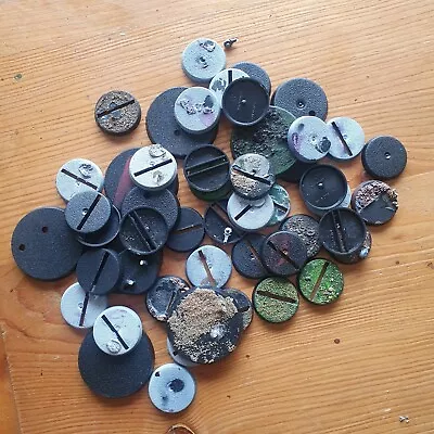 Various Round Bases Miniature Models Wargaming Warhammer 40K AoS Games Workshop • £0.99