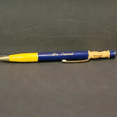 Vintage Mr. Peanut Mechanical Pencil - Blue - Planters Peanuts- Works • $16.90