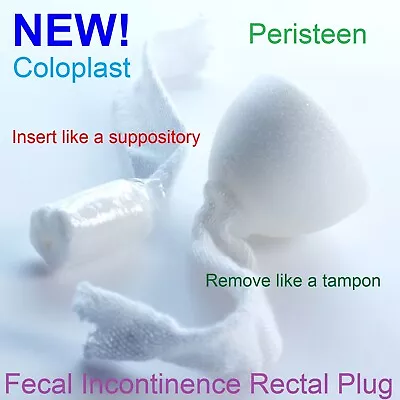 Coloplast Anal Tampon Incontinence BM Seal IBD IBS IBSD Crohn's Colitis Diarrhea • $14.95