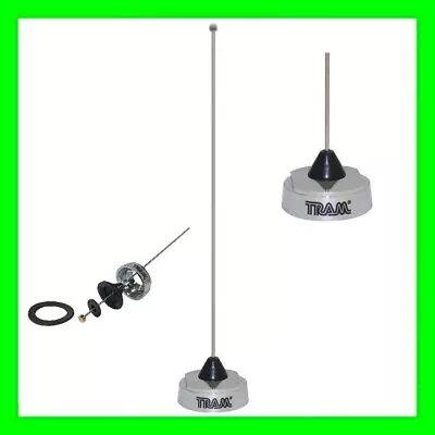 VHF NMO Quarter Wave Antenna 150-162 MHz Tram Chrome 1/4 Mobile Radio 1121 • $15.37