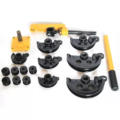 £141 • Buy HOT!10-25mm Pipe Tube Bender Metal Bending Tool Steel Pipe Manual W/Dies DHL