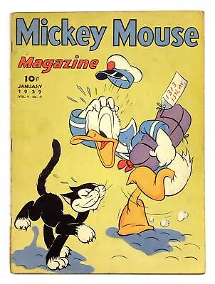 Mickey Mouse Magazine Vol. 4 #4 GD+ 2.5 1939 • $265