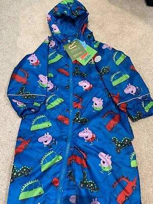 £9.99 • Buy Boys Regatta Puddle Suit Waterproof All In One Age 3-4 Years