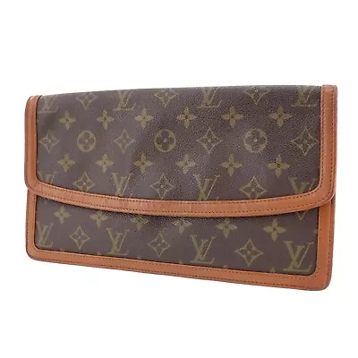 LOUIS VUITTON LV Pochette Dam GM Used Clutch Bag Monogram M51810 Vintage AF686 Y • $401.94