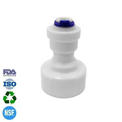 £5.99 • Buy 3/4  BSP To 1/4  Push Fit Tap Adaptor Drinking Water Feed Connection Fitting