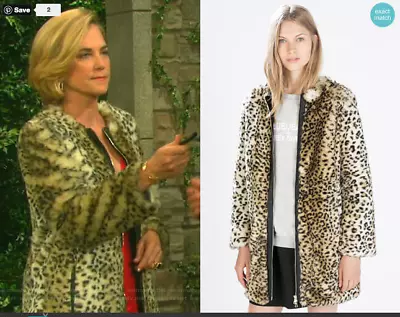 $87.99 • Buy EUC Zara Basic Faux Fur Leopard Cheetah Zipper Front Coat, Women's Size XS