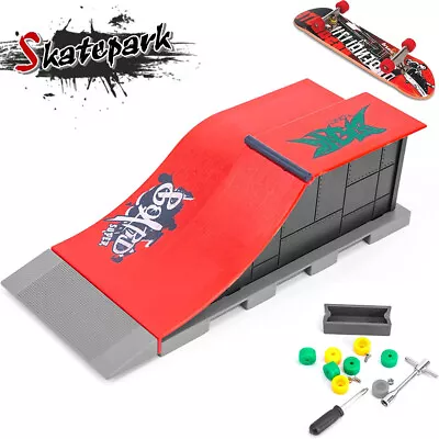 Skate Park Ramp Kit Tech Deck Mini Fingerboard Finger Board Ultimate Park Gifts • $17.89